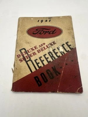 Libro de referencia Ford Deluxe y Super Deluxe 1941 de colección Foto 1 de 4