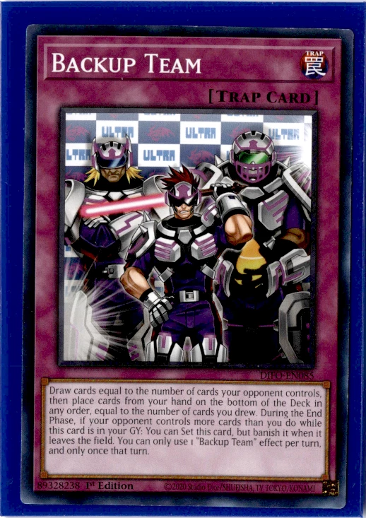 Backup Team | DIFO-EN085 | Yu-Gi-Oh! TCG - Image 1 of 1