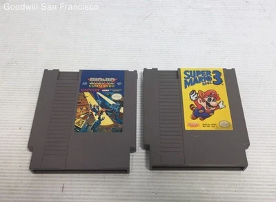 2 Nintendo NES Games: Super Mario 3 NES-UM-USA-1 & Bionic Commando - Image 1 of 4