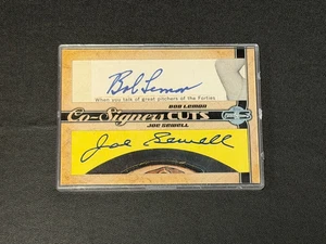 2006 Topps Co-Signers Cuts Bob Lemon / Joe Sewell Autographs - Picture 1 of 10