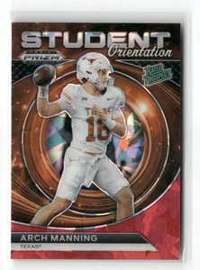 2024 Panini Prizm Draft Picks #SO-AM Arch Manning Student Orientation Red Ice - Picture 1 of 2