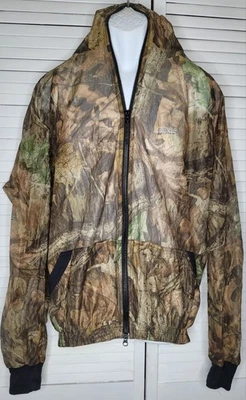 Vtg Buzz Bug Tamer Mesh Net Camo Hunting Jacket Advantage Timber Men's Sz: MED - Image 1 of 4