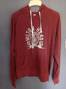 Hilton Head Long Sleeve Shirt Hoodie XL MV Sport Red - Picture 1 of 7