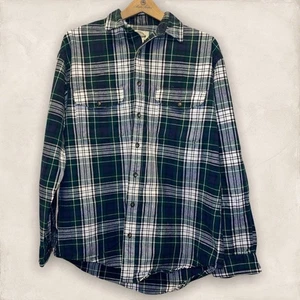 Vintage Grunge Streetwear Y2K Jacke EDDIE BAUER Legends kariert Knopfleiste Large T - Bild 1 von 8