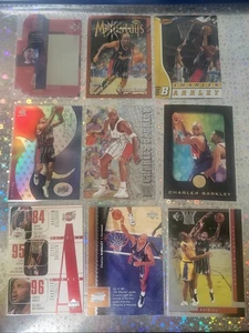 Lotto carte collezionabili Charles Barkley: Topps Finest, Bowmans, UD3, UD, SP VG++/MT! - Foto 1 di 2