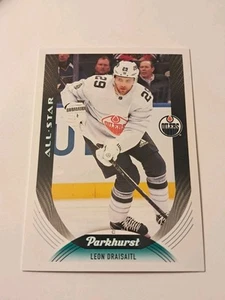 Tarjeta base de hockey Leon Draisaitl 2020-21 UD Parkhurst #224 SP Edmonton Oilers NHL - Imagen 1 de 2