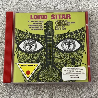 Lord Sitar Self Titled CD 1999 Zonophone 4936162 UK John Hawkins  Foto 1 de 4