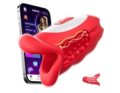 Brinquedo sexual maturbador boquete masculino Stroker 10 acenando e vibrando em 3 motores para... - Imagem 1 de 4