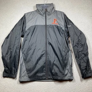Princeton University Windbreaker Jacke Erwachsene SM grau Kapuze packbar Columbia - Bild 1 von 13