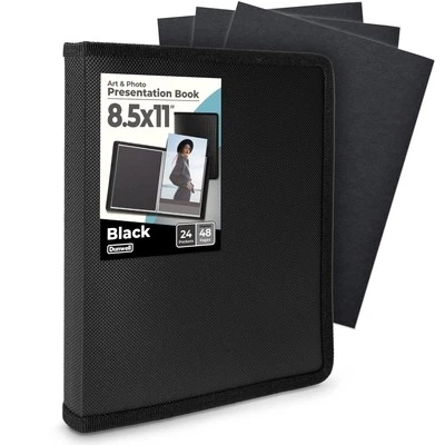  Dunwell Art Portfolio 8.5X11 Folder (Black), Mounting Paper, - Image 1 of 4