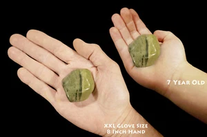 GREEN JASPER Tumbled 2 1/4" 3-4 Oz Large Polished Rock Minerals Chakra Healing - Picture 1 of 3