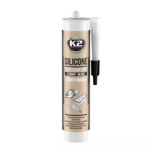 Hochtemperatur K2 Silikon Dichtmasse schwarz + 350°C 300g (41,75€/KG) - Bild 1 von 6