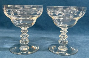 2 - Fosteria große Sherbet Stielgläser - 3 fl. oz. - Bild 1 von 9