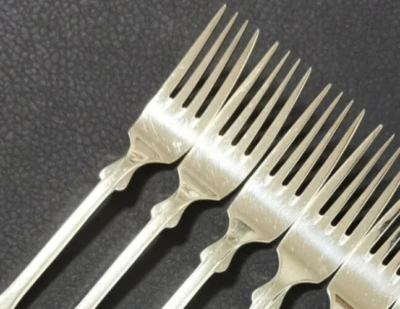 5x Robbe und Berking R&B Gabeln Menügabel  19,3 cm 150 Versilbert - Bild 1 von 4