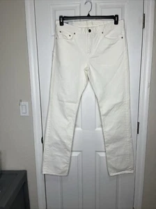 J Brand Jeans Mens SZ 36.5X33 Kane Slim Straight Leg Pants California Ivory - Picture 1 of 11