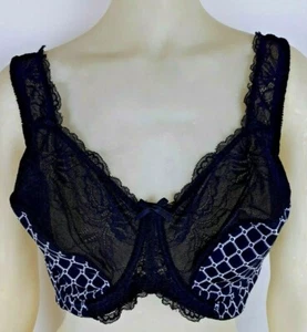 Curve Muse Lingerie Black Underwire Bra Size 44DD - Picture 1 of 11
