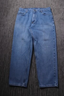 Pantalones de mezclilla A[X]IST Premium calce suelto pierna cónica ropa de calle para hombre 36x29 Foto 1 de 4