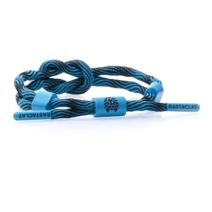 Rastaclat Shuffle Turquoise Blue Knotted Shoelace Wristband Bracelet 11200096 - Picture 1 of 3