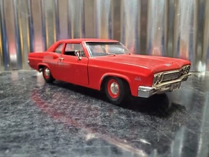 Ertl American Muscle 1966 Chevy Biscayne 1:18 Scale Diecast Read! Car Red 37079 - Picture 1 of 11