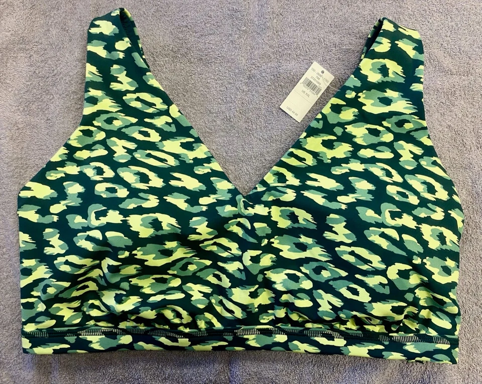 Sujetador deportivo Aerie Goals Plunge -- XXL VERDE BOSQUE PROFUNDO Foto 1 de 4