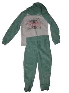 Unicorn Follow Your Rainbow Insta Girl Girls 2-Piece Plush Set Outfit Medium 7/8 - Picture 1 of 5