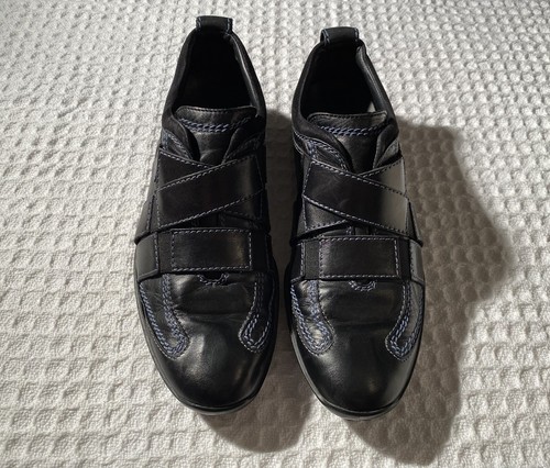 TOD’S Sneakers slip on multi cinturino TOD'S Tod's in pelle nera scarpe comode 37 7