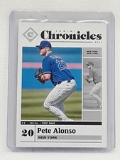 Pete Alonso 2020 Panini Chronicles Baseball - #7 - New York NY Mets