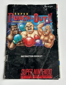 Autentico Super Nintendo SNES Manuale Istruzioni Super Punch Out Libro - Foto 1 di 1