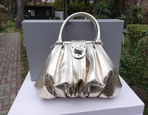 ALEXANDER MCQUEEN BAG logo made in italy handbag croco print silver mc queen - Bild 1 von 20