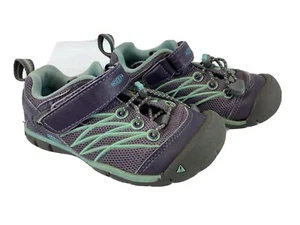 Keen Unisex Baby's Size 11 Chandler CNX WP Hiking Shoe Purple Green - Picture 1 of 8