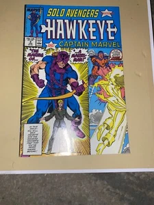 Cómics de Marvel de Solo Avengers #2 enero de 1988 fino+ Ojo de Halcón y Capitana Marvel - Imagen 1 de 1