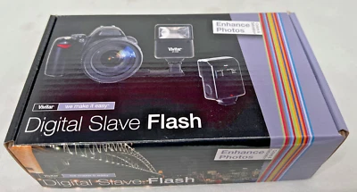 Vivitar VIV-SF-3000 Digital Slave Flash w Shoe & Bracket for Canon Nikon Pentax  - Image 1 of 4