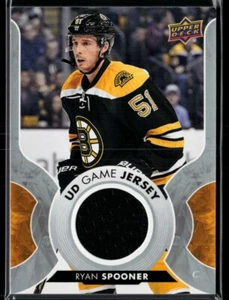 2017-18 Upper Deck Game Jerseys #GJ-SP Ryan Spooner - Picture 1 of 2