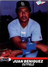 1989 T&M Senior League Juan Beniquez #6 St. Lucie Legends