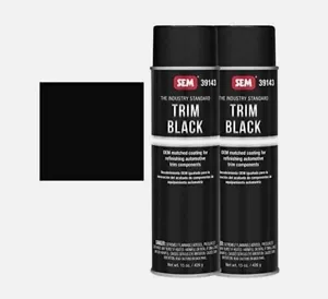 SEM 39143 Trim Black Aerosol (2 Cans) - Picture 1 of 1