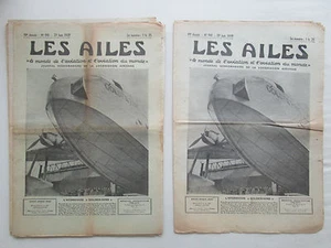 AILES 1939 941 SHORT GOLDEN HIND KOHN MOTEUR JUNKERS GOUVERNE AMIENS FOKKER D-23 - Picture 1 of 6
