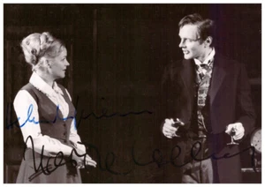 MARTHA WALLNER UND HELMUT GRIEM, SALZBURGER FESTSPIELE 1965, BEIDE SIGNIERT - Bild 1 von 1