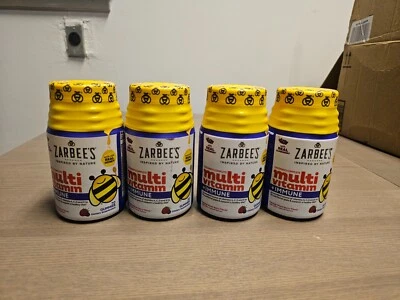 4x Zarbee's Naturals Niños Multivitamínico Completo + Goma Inmune - 70 unidades Foto 1 de 2
