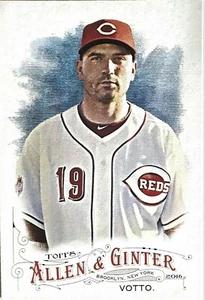 2016 Topps - Allen & Ginter Baseball #195 Joey Votto World's Champions Cincinnat - Picture 1 of 2