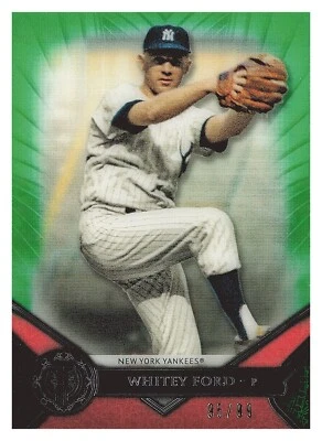 BB Whitey Ford 2017 Topps Tribute Green #3 95/99 - Image 1 of 2