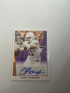 Casey Thompson 2021 Leaf Pro Set Power Base Platinum Spectrum Foil /99 Auto - Picture 1 of 3