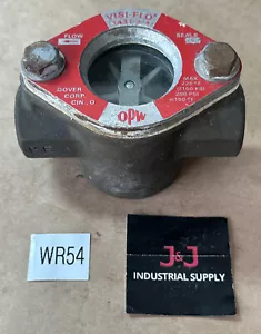 Visi-Flo 1431 Flow Indicator 3/4” Dbl Window Glass Sight 200PSI@150F 225F@150PSI - Picture 1 of 6