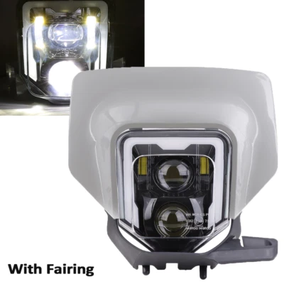 Conjunto de faros LED con carenado para HUSQVARNA FE 250 350 350S 450 501 501S Foto 1 de 4