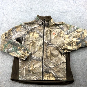 Game Winner Jacket Mens Large Real Tree Xtra Camouflage Full Zip Fleece Outdoors - Picture 1 of 9