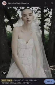 …ELIE SAAB COUTURE SPR/SUM 2025, WEDDING GOWN, FINALE DRESS #15, ETERNAL SPRING… - Picture 1 of 13
