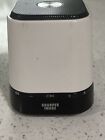 Sharper Image SBT611 White Portable Wireless Bluetooth Rechargeable Speaker