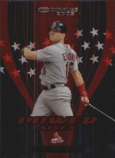 2005 (CARDINALS) Donruss Power Alley Red #11 Jim Edmonds /2500