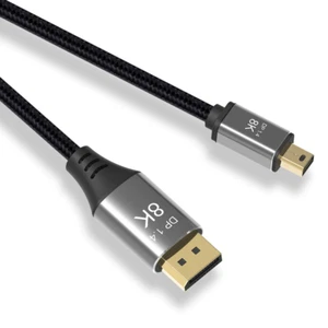 YIWENTEC 1M 3.3FT Mini DP Naar Displayport-Kabel 8K (7680X4320)@60Hz 4K@144Hz Di - Bild 1 von 12
