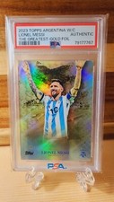 🔥2023 Topps Argentina W/C LIONEL MESSI  THE GREATEST 1/1🔥 The GOAT 🐐