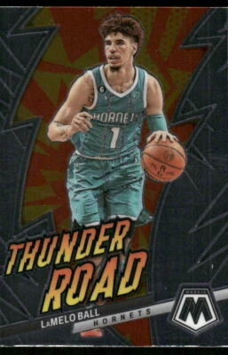 2022-23 Panini Mosaic #16 LaMelo Ball Thunder Road - Image 1 of 2
